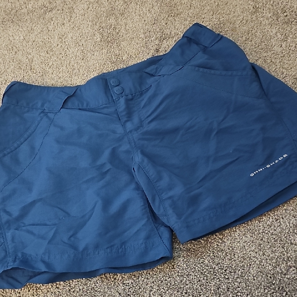 Columbia Athletic Blue Performance Shorts #ZZ